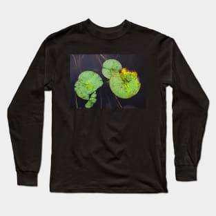 Freckled Water Lillies Photograph Long Sleeve T-Shirt